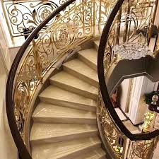 17Hotel club lobby lattice decorative stainless steel railing openwork European metal fenc (2)