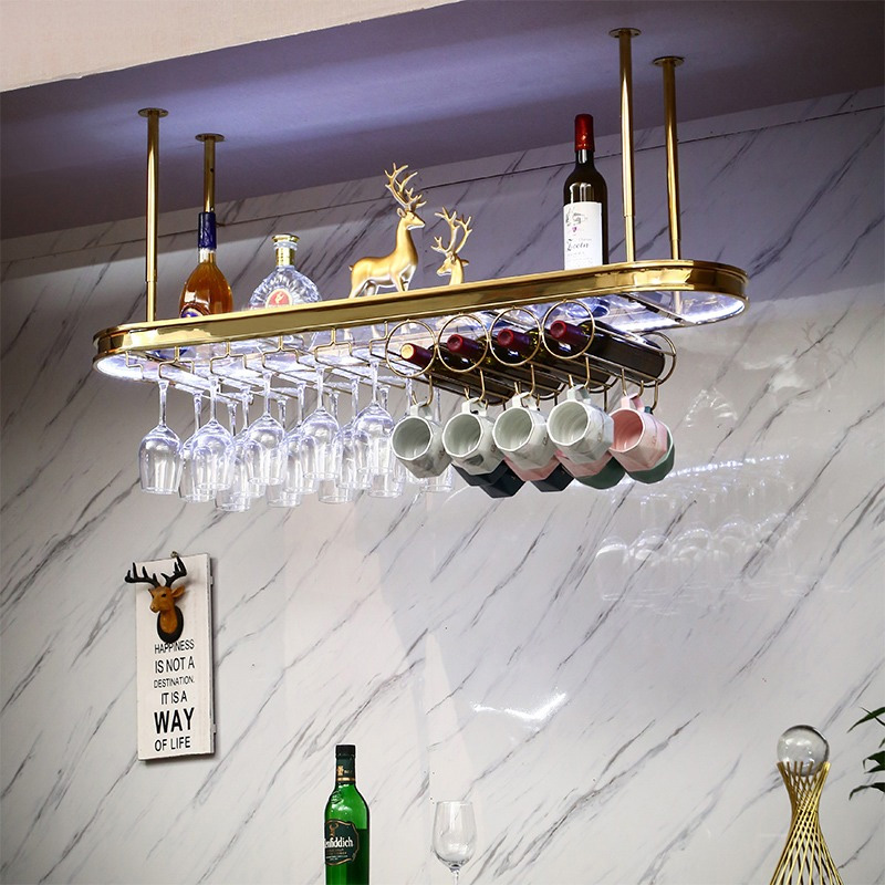 Hanging S.S Wine Racks (5)