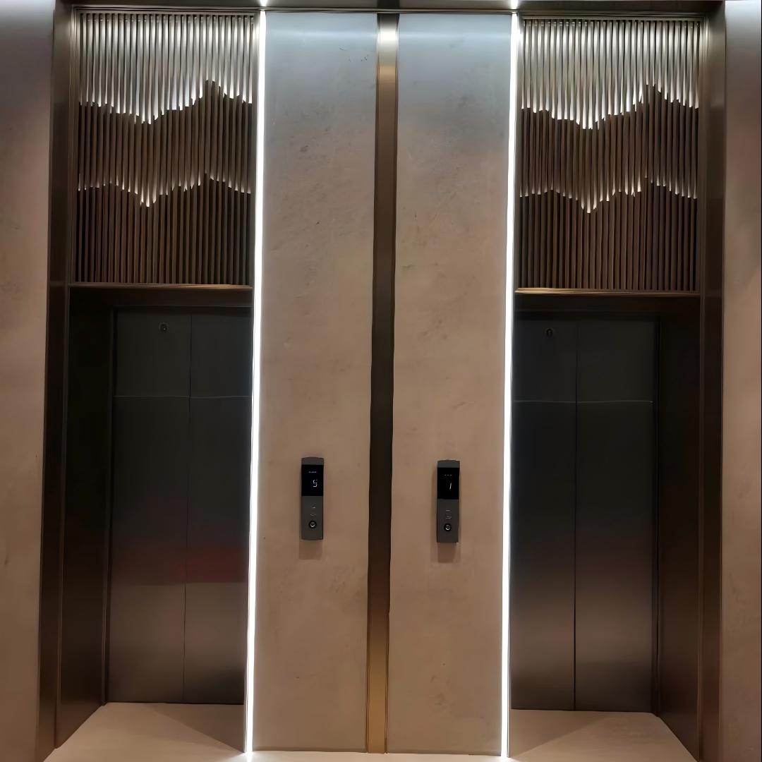 Luxury elevator interior panels