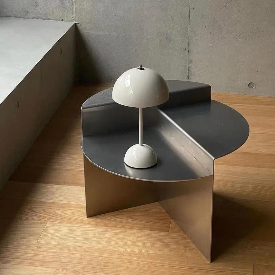 ainless steel coffee table