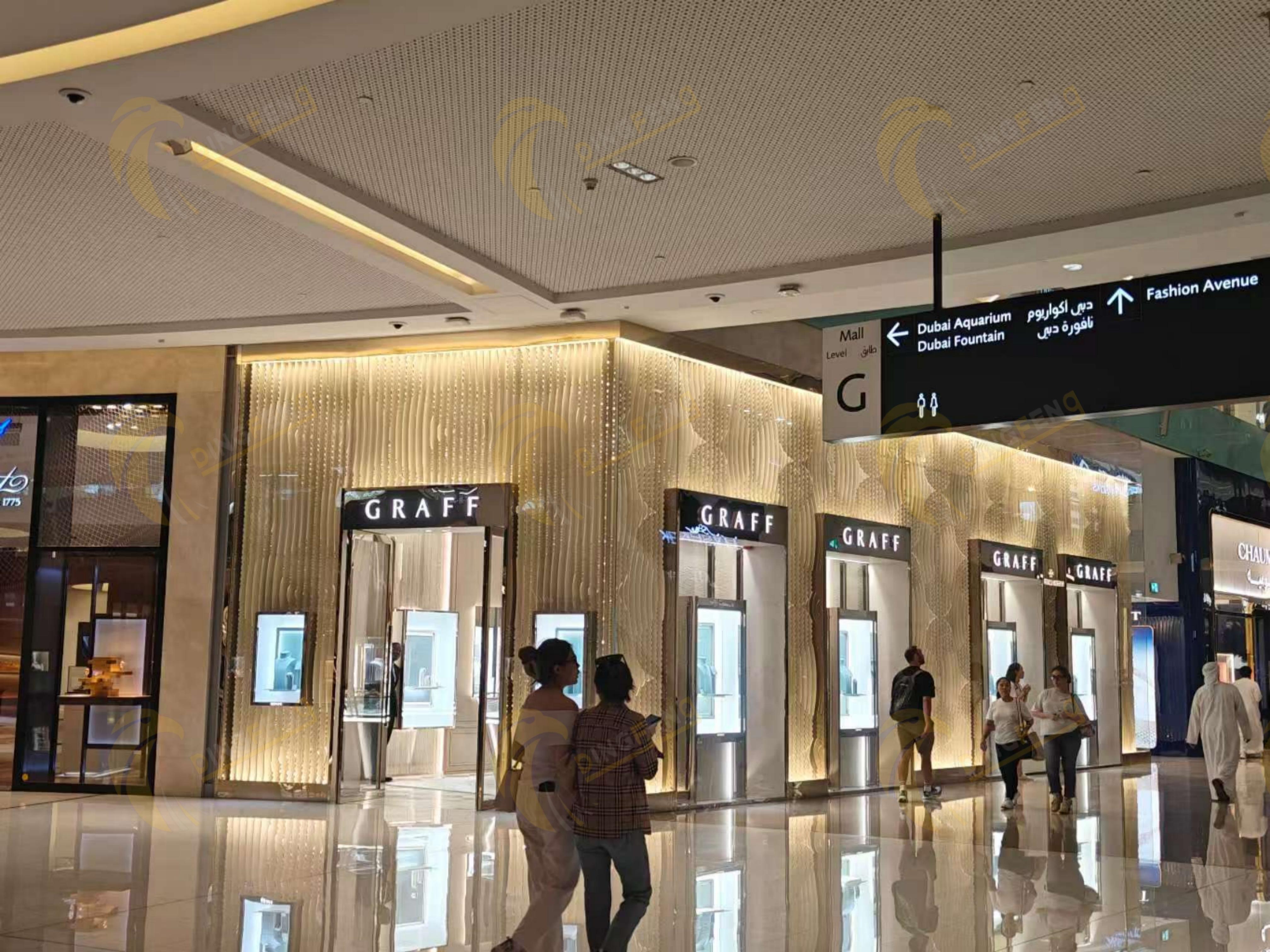 Dingfeng delivereda bespoke facade and display showcase